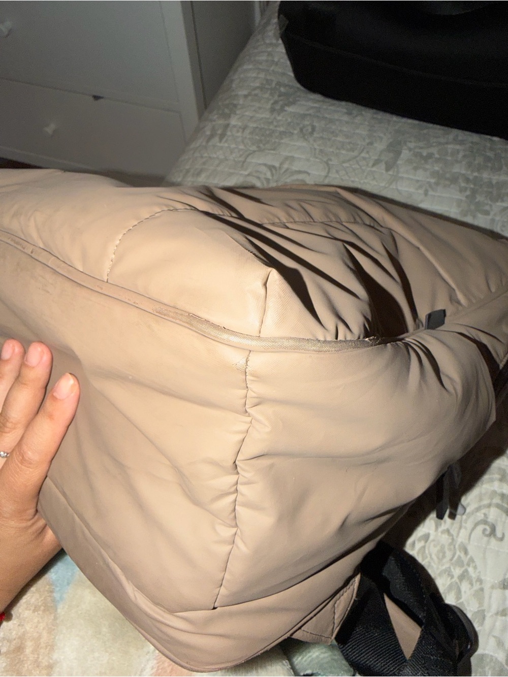 Calpak Backpack in Light Taupe - Picture 8 of 9